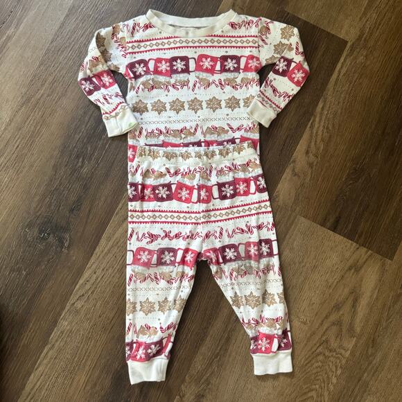 Bundle of Baby Boy Cool Weather Pajamas: Hatley, Burt's Bees, Carter's,3 Pair. - Picture 7 of 9